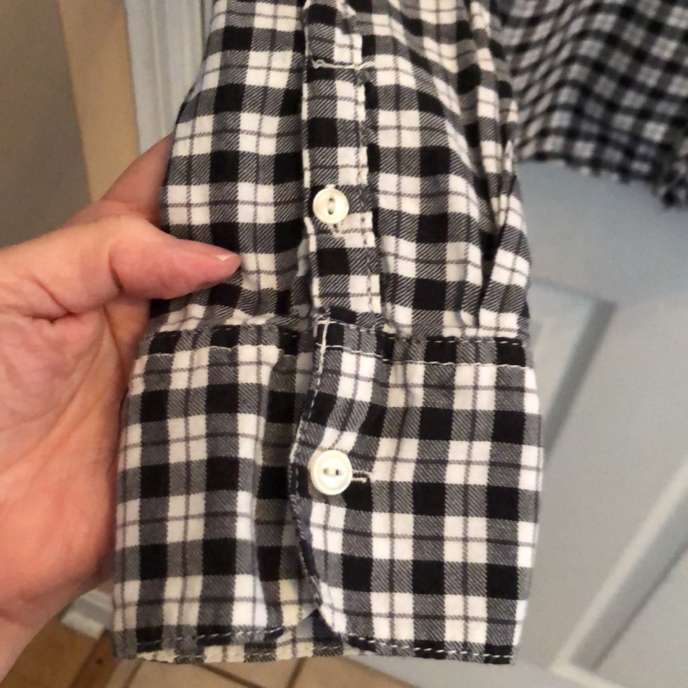 Aeropostale Button Down Blouse Top Sz Medium Juniors - Picture 4 of 8